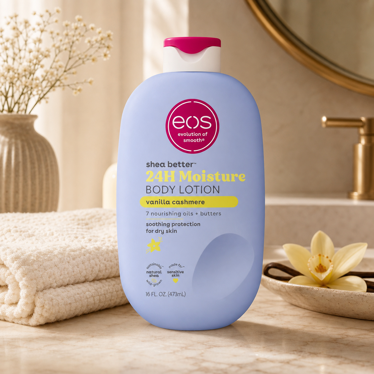 Body Lotion Vanilla 24 Hour Skin Care