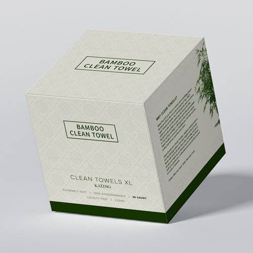 Boxed Bamboo-fiber Disposable Face Towels